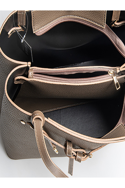 Karaca Printed Vegan Leather Large Shoulder Bag