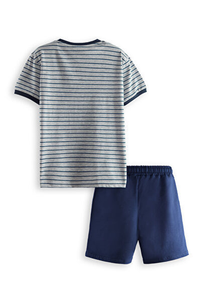 Denokids Boy's Basic T-Shirt Shorts Set