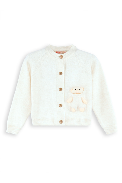 Denokids Girl's Knitwear Cardigan with Toys