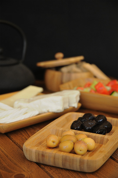 Bambum Ganberi 2 Compartment Snack Bowl & Sauce Bowl