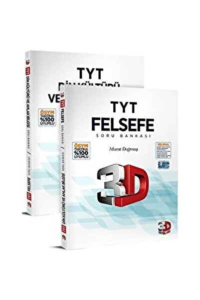 3D Yayınları 2023 TYT Felsefe ve Din Kültürü Soru Bankası