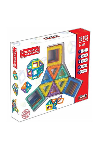 PİLSAN 03 705 Renkli Magnetler 30 Parça -FABBATOYS