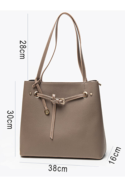 Karaca Printed Vegan Leather Large Shoulder Bag