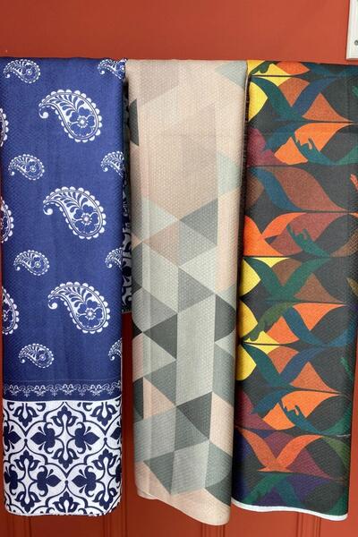 AFVENTE Paisley, Leaf, Triangle Pattern Cotton Shawl Buy 3 Pay for 2