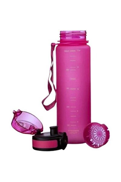 Uzspace Vagonlife 3038 1000ml Tritan Water Bottle Fuchsia Pink