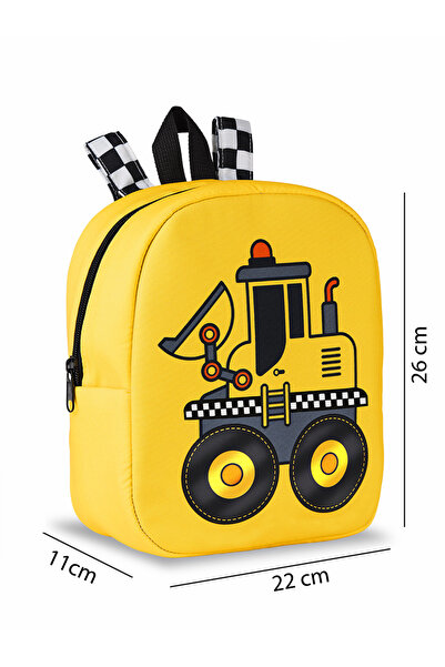 Denokids Boy'S Bulldozer School Backpack