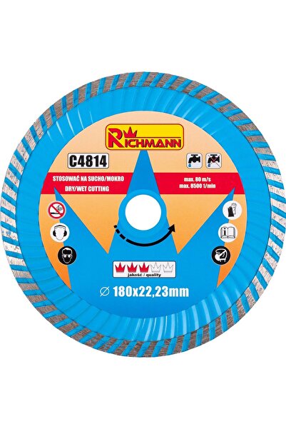 richmann Super turbo diamond blade, concrete, fast wet and dry cutting, 180 m...