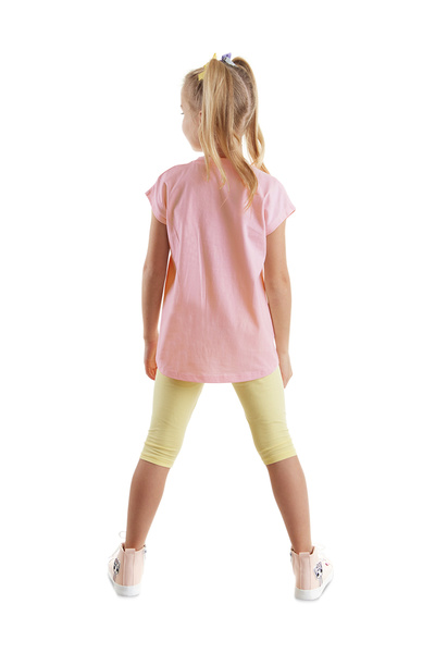 Denokids Cats Summer Tunic and Leggings Set for Girls