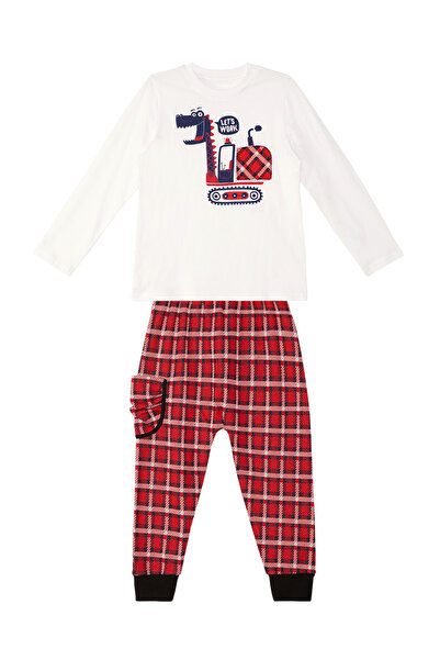 Denokids Let's Work Boy's T-shirt Trousers Set