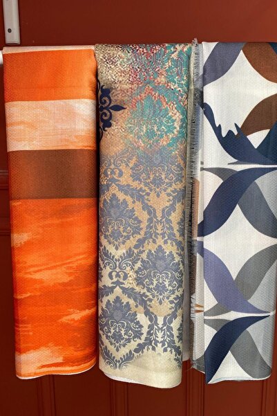 AFVENTE Αφηρημένο, κυματιστό σχέδιο βαμβακερό σάλι Αγοράστε 3 πάρτε 2