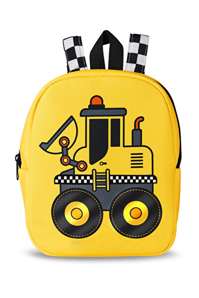 Denokids Boy'S Bulldozer School Backpack