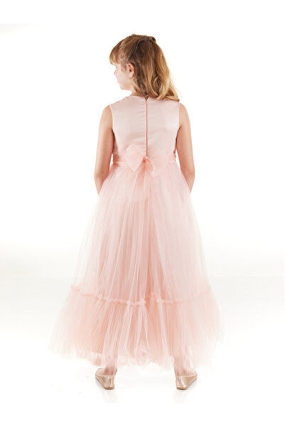 Daisy Jewelled Belted Tutu Fluffy Girl's Evening Dress