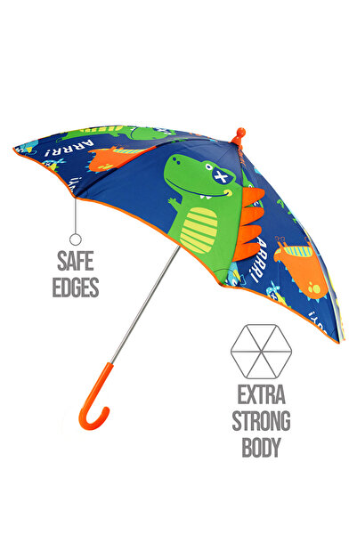 Denokids Boy's Dinosaur Umbrella - Colorful