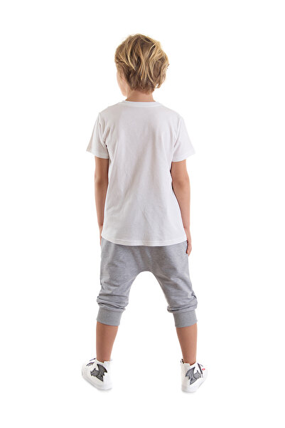 MSHB&G Racer Cars Boys Summer T-Shirt Pocket Capri Shorts Set