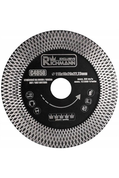 richmann exclusive Disc diamantat turbo, dublu segmetat, placi ceramice, taie...