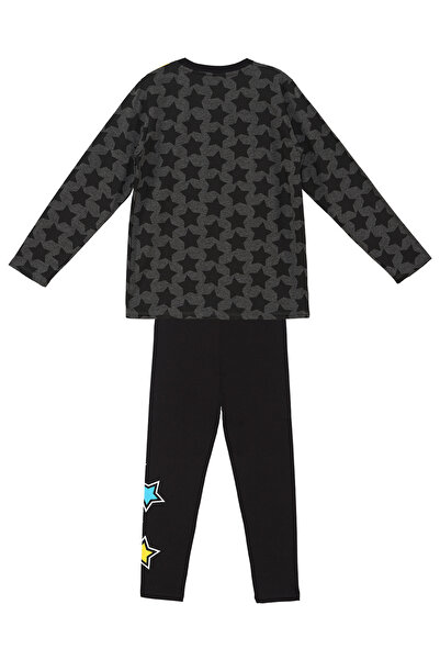 MSHB&G Star Patterned T-shirt and Leggings Set for Girls