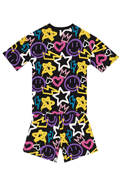 MSHB&G Street Style Summer T-shirt and Shorts Set for Girls