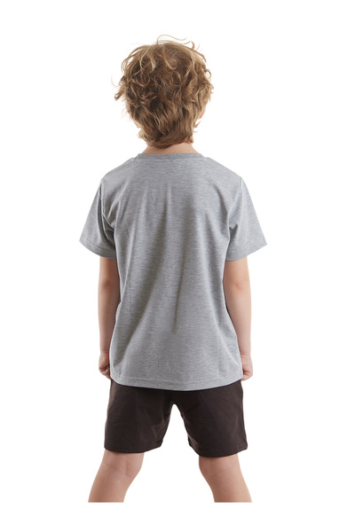 Denokids Boy's Summer T-shirt and Shorts Set - Friends