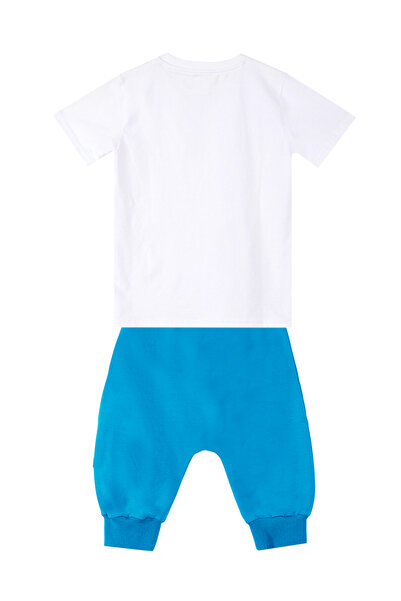 Denokids Boy's Monster Truck Summer T-shirt and Capri Shorts Set