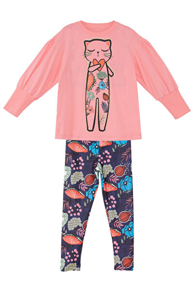 MSHB&G Floral Cat Girls Tunic Tights Set