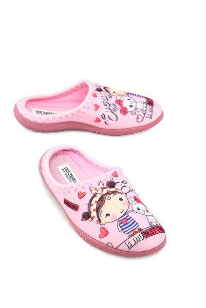 GEZER Παντόφλες χαλιού για κορίτσια με χειμερινό άνετο σόλα με σχέδιο γάτας