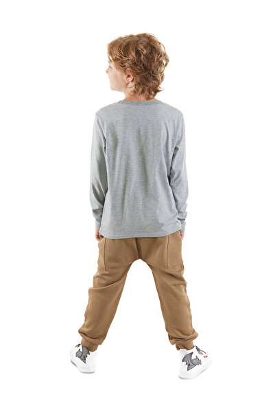 Denokids Boy's T-Shirt and SwEatpants SEt - TigEr in thE PockEt