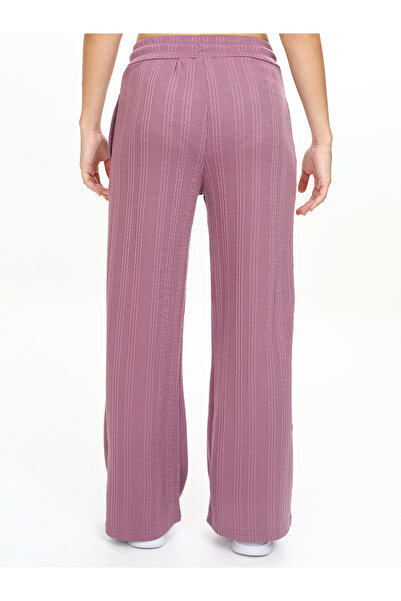 Denokids Girl's Wide Leg Rose Basic Sweatpants