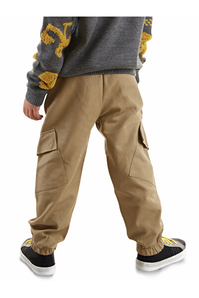 MSHB&G Boy's Beige Canvas Pants