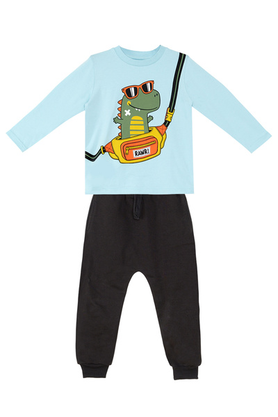 Denokids Dino Boy's T-shirt Sweatpants Set