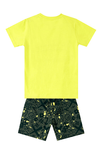 Denokids Boy's Summer Skate Hipo T-shirt and Shorts Set