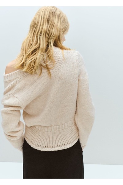 MANGO Woman Triko düğmeli hırka