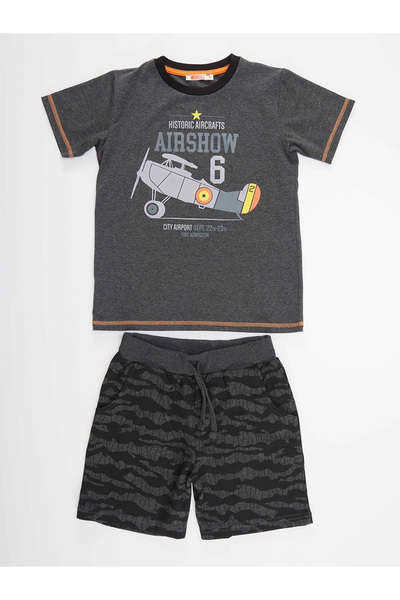 MSHB&G Airplane Boy T-shirt Shorts Set