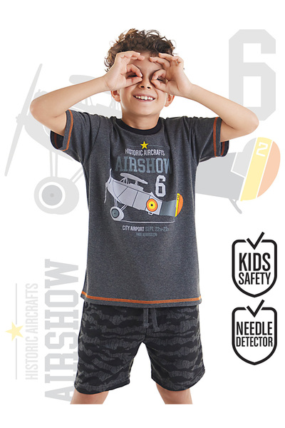 MSHB&G Airplane Boy T-shirt Shorts Set