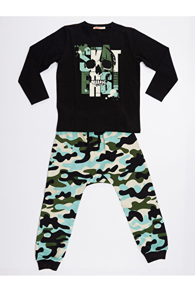 MSHB&G Skate Camouflage Boy's T-shirt Trousers Set
