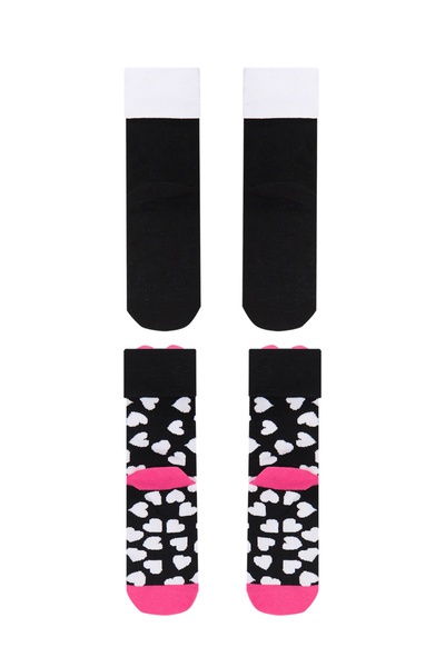 MSHB&G Love Heart 2-Piece Socks Set for Girls