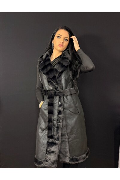 fara marca Premium faux fur vest