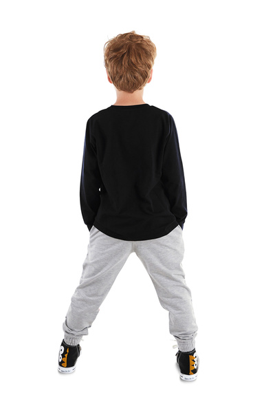 Denokids Boy's Winter Set - T-shirt and Trousers