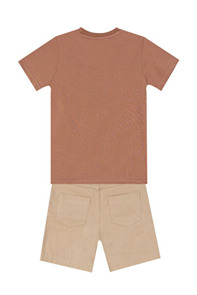 MSHB&G Car Boy T-Shirt Gabardine Shorts Set