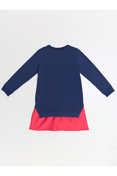 MSHB&G Wow Skate Girl's Navy Blue Pink Dress