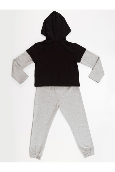 Denokids Little Panda Girl's Tracksuit Set