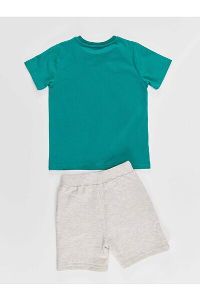 Denokids Tie Koala Boy T-shirt Shorts Set