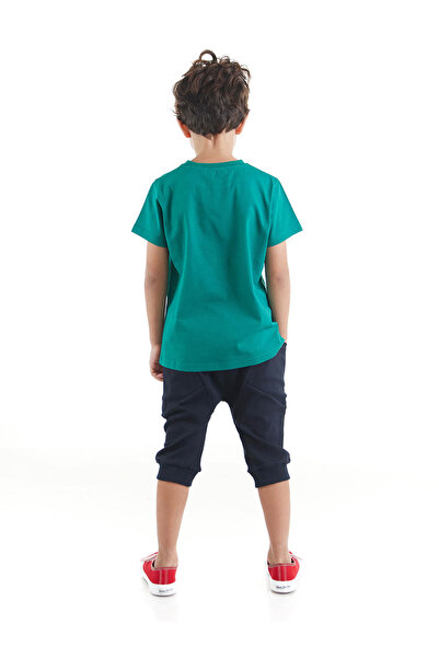 MSHB&G Yellow Digger Boy T-shirt Capri Shorts Set