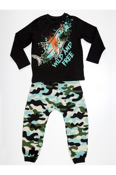 MSHB&G Shark Boy T-shirt Trousers Set