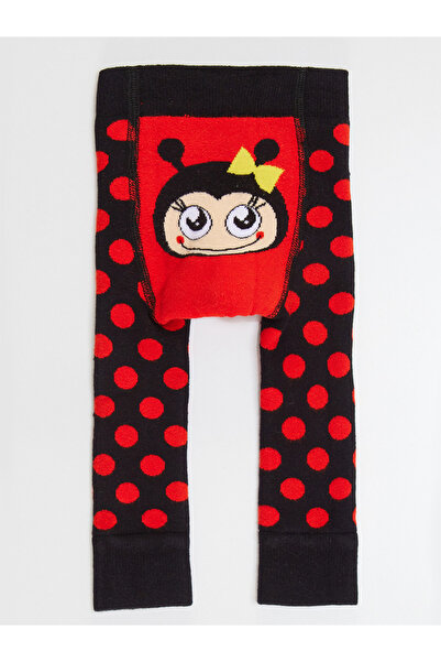 Denokids Ladybug Baby Girl Tights-Pants
