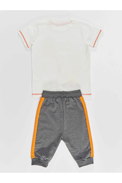 Denokids Dino At Work Boy's T-shirt Capri Shorts Set
