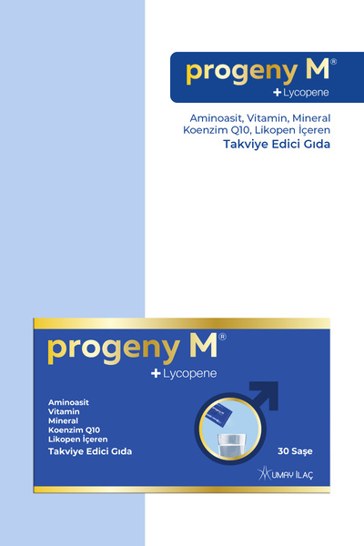 Progeny M ® - Sperm sayısı, konsantrasyonu ve hareketliliğine katkıda bulunan vitamin ve mineraller