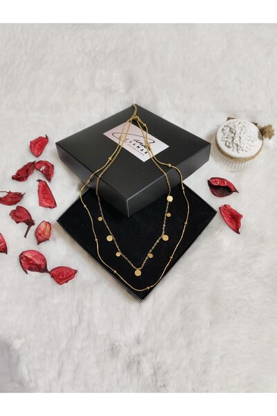 CC Design Double Plate Necklace