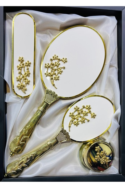 Muensu مجموعة مشط مرآة مهر العروس، مجموعة مرايا، حزمة العروس، مجموعة الزفاف، ...