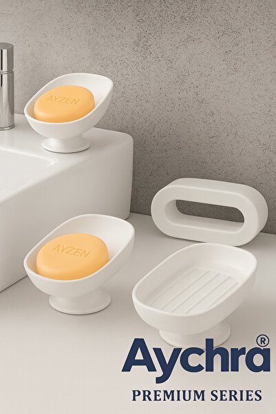 Aychra Pratik Vantuzlu / Su Giderli Su Tutmaz Katı Sabunluk / Sünger , Sabun ...