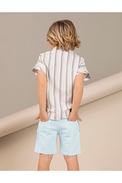 Ollie&Olla Striped Woven Boys' Shirt
